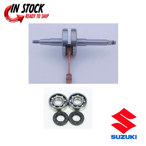 SUZUKI CRANKSHAFT  W/ BEARING/SEALS 1987 - 2006 SUZUKI LT80 LT 80 QUADSPORT